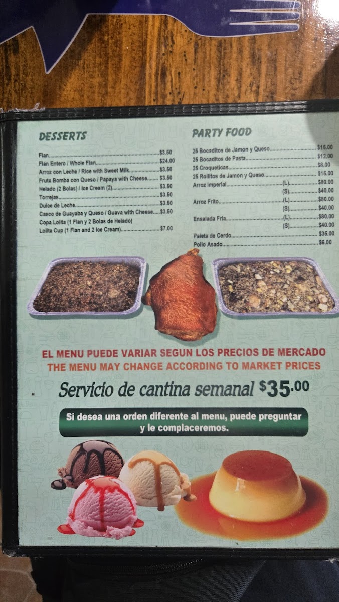 A Mi Manera Restaurant Menu - Image 4